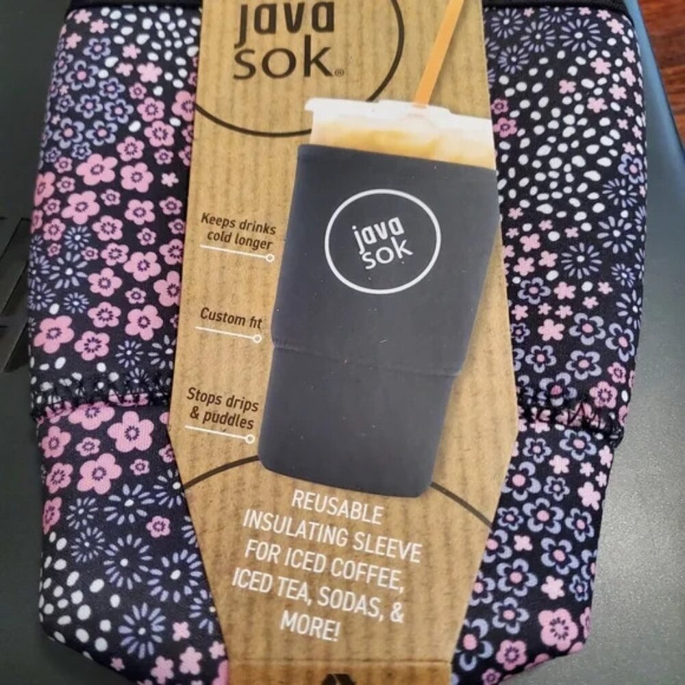 Java Sok large insulating sleeve, floral, New